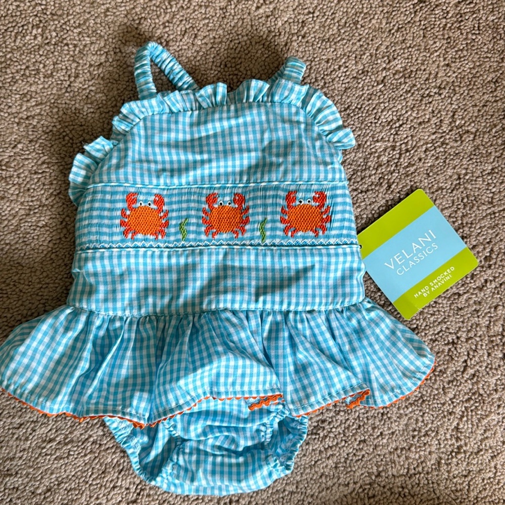 Velani Classica smocked bubble